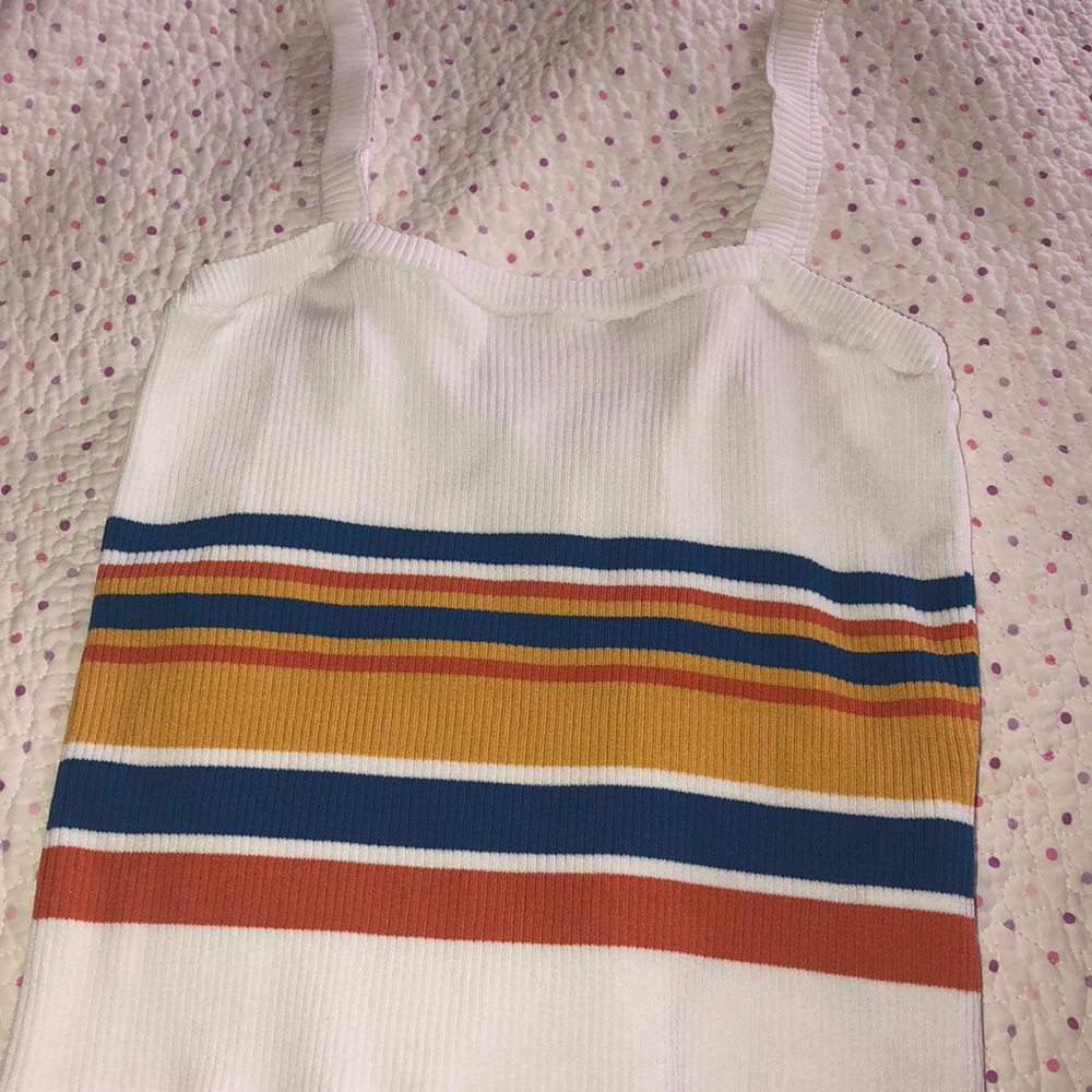 stripped crop top